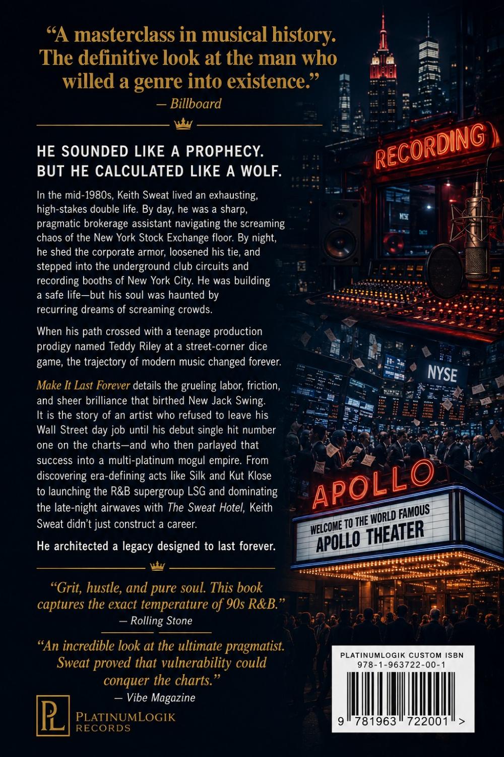 Make It Last Forever — Back Cover